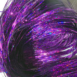40" Sparkle Fairy Hair, 100 Strands - Violet Flash