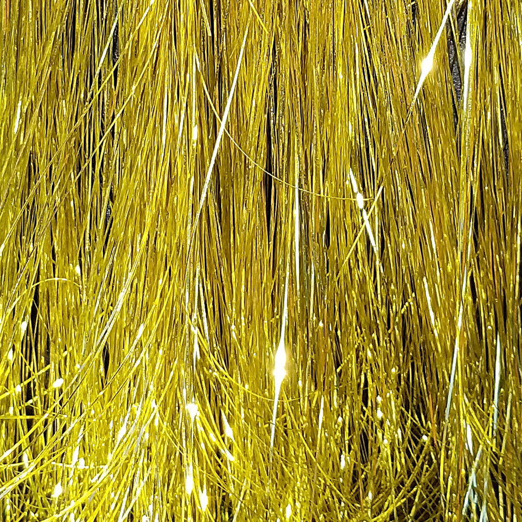 40" Fairy Hair, 100 Strands - Shiny 24K Gold