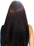 40" Fairy Hair, 100 Strands - Sparkling Brown