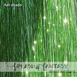 40" Shiny Fairy Hair, 100 Strands - Shiny Kelly Green
