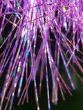 40" Sparkling Amethyst Fairy Hair, 100 Strands
