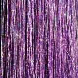 40" Sparkling Amethyst Fairy Hair, 100 Strands