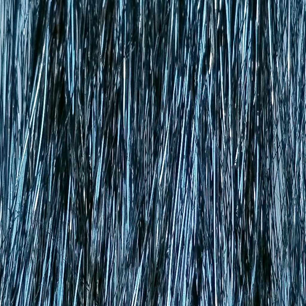 40" Shiny Anthracite Fairy Hair, 100 Strands