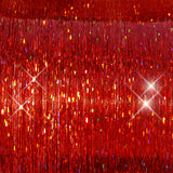 40" Sparkling Red Fire Fairy Hair, 100 Strands