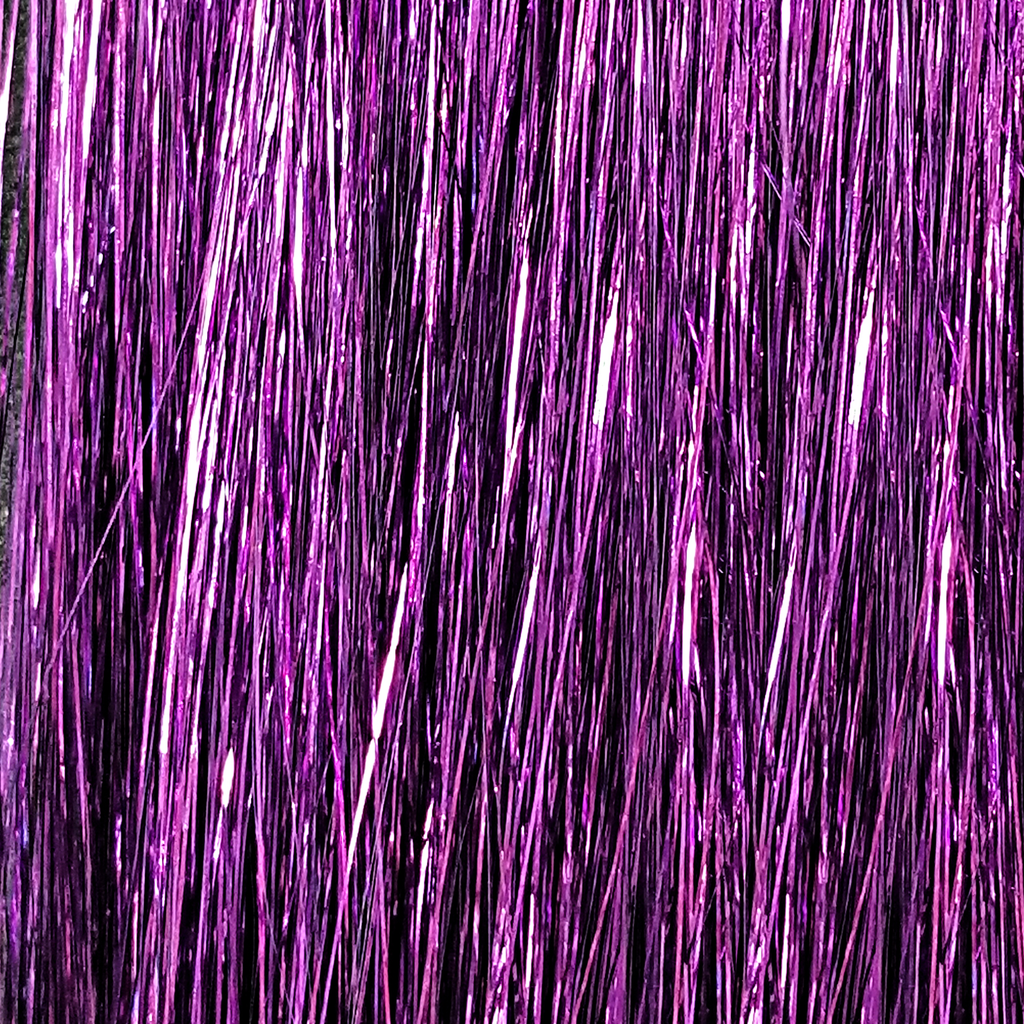 40" Shiny Purple Fairy Hair, 100 Strands