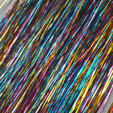 40" Shiny Rainbow Fairy Hair, 100 Strands