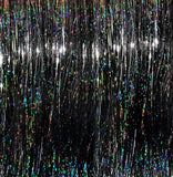 40" Sparkling Jet Black Fairy Hair, 100 Strands