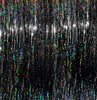 40" Sparkling Jet Black Fairy Hair, 100 Strands