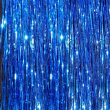 40" Shiny Blue Me Away Fairy Hair, 100 Strands