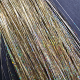 40" Sparkling Champagne Gold Fairy Hair, 100 Strands