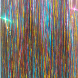40" Shiny Rainbow Fairy Hair, 100 Strands