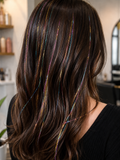 40" Shiny Rainbow Fairy Hair, 100 Strands