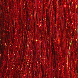 40" Sparkling Red Fire Fairy Hair, 100 Strands