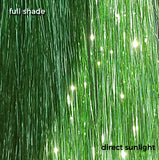 40" Shiny Kelly Green Fairy Hair, 100 Strands