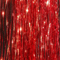 Shiny Red Fairy Hair, 100 Strands