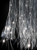 40" Shiny Silver Fairy Hair, 100 Strands