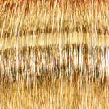 40" Shiny Hair Tinsel, 100 Strands - White Gold