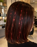 Shiny Red Fairy Hair, 100 Strands