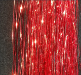 Shiny Red Fairy Hair, 100 Strands
