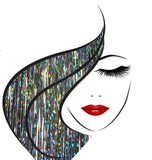 20" Sparkling Fairy Hair, 100 Strands -  Diamond
