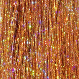 40" Sparkling Copper Fairy Hair, 100 Strands