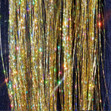 40" Sparkling Gold Fairy Hair, 100 Strands