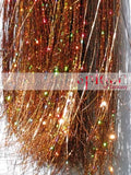 40" Sparkling Fairy Hair, 100 Strands - Pumpkin Spice