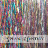 40" Shiny Fairy Hair, 200 Strands - (Unicorn Rainbow & Pastel Rainbow)