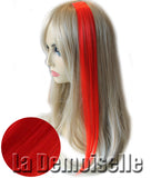 Bright Red Synthetic Hair Extension