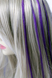 18” Purple Micro Loop Ring Human Hair Extensions