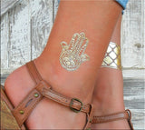 Metallic Temporary Tattoos Skin Body Art /TTV/