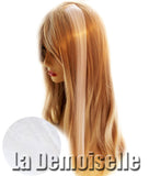 White Clip On Synthetic Hair Extension