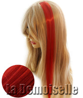Wine Red Clip In Synthetic Hair Extension