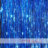 40" Shiny Fair Hair, 100 Strands - Blue Me Away