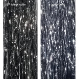 40" Fairy Hair, 100 Strands - Shiny Anthracite