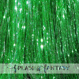 20"/40" Fairy Hair, 100 Strands - Shiny Green