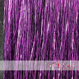 40" Fairy Hair 230 Strands Seven Colors (Purple, Rainbow, Hot Pink, Gold, White Gold, Blue & Sparkling Silver)