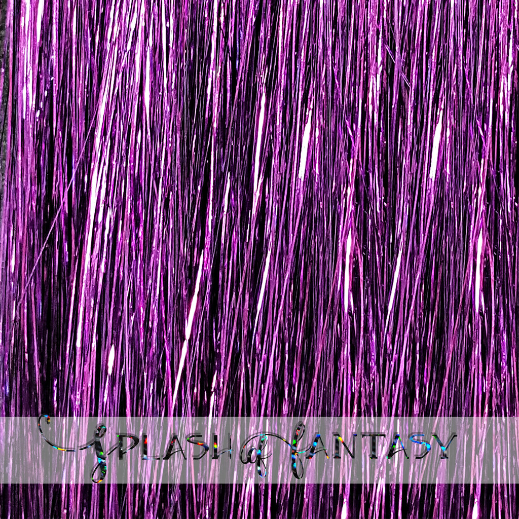 40" Fairy Hair, 100 Strands - Shiny Purple