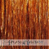 40" Fairy Hair, 100 Strands - Shiny Orange