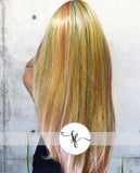 15 Colors Sparkling & Shiny 40" Fairy Hair, 1500 Strands